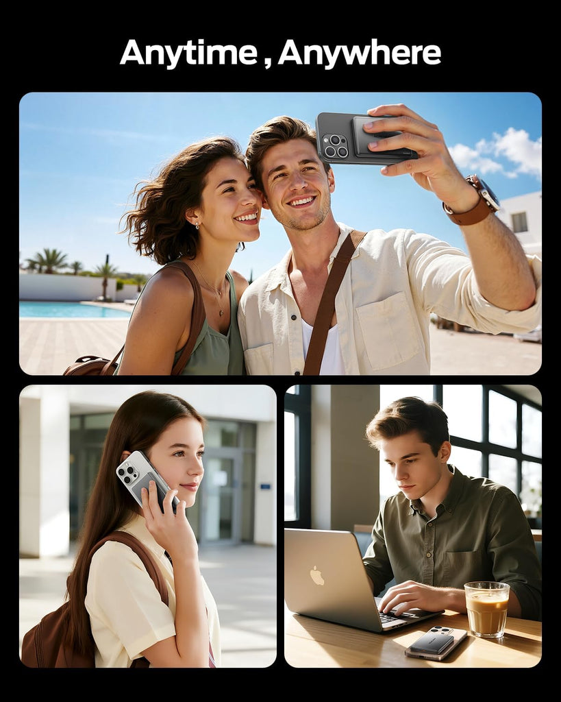 10,000mAh Magnetic Power Bank,Portable Charger iPhone 17 Air Accessories