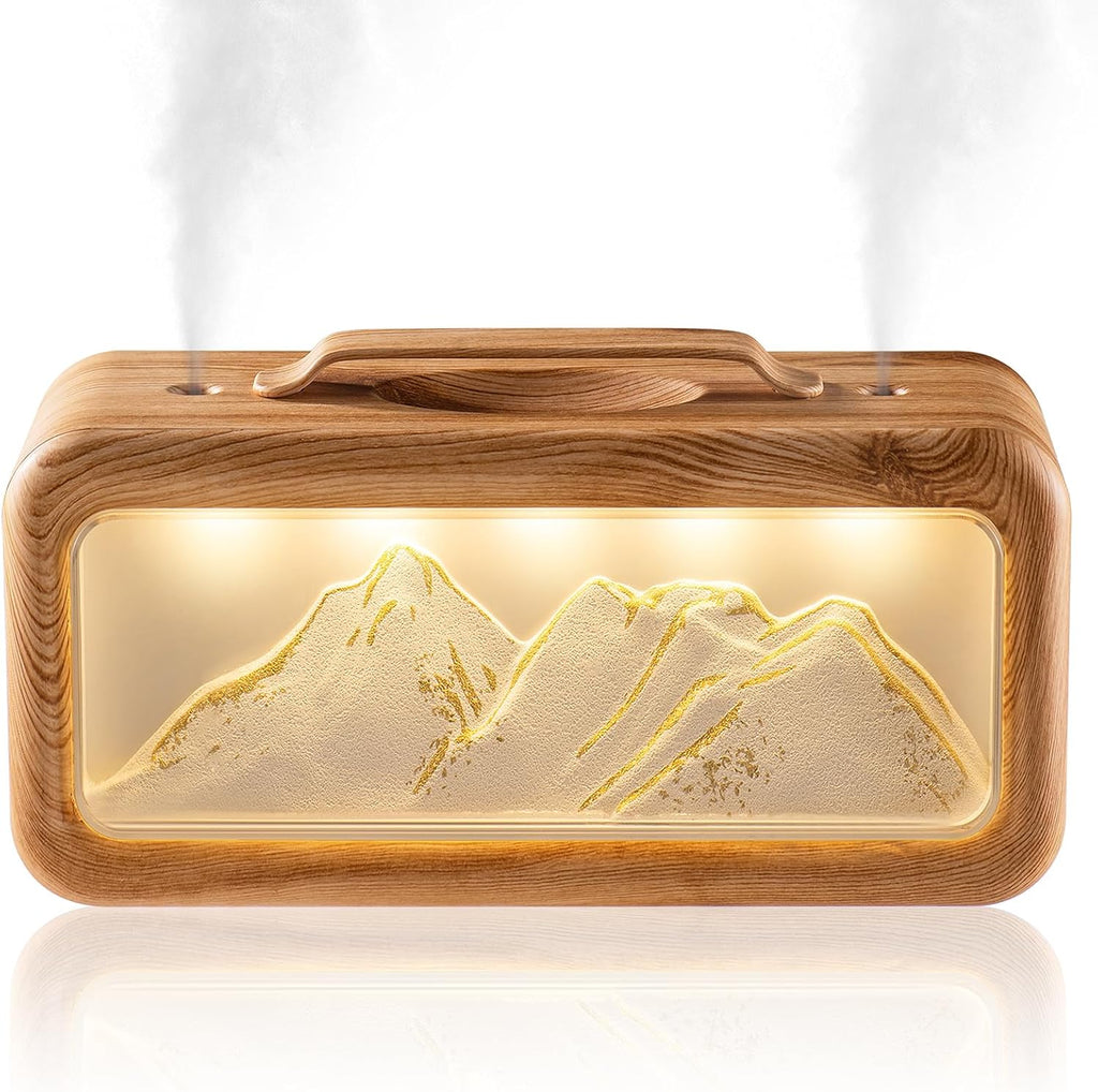 Humidifiers for Bedroom, 600ml Cool Mist Humidifier with Night Light, 23dB Quiet Operation, Mini Baby Humidifier,for Bedroom, Nursery, Office