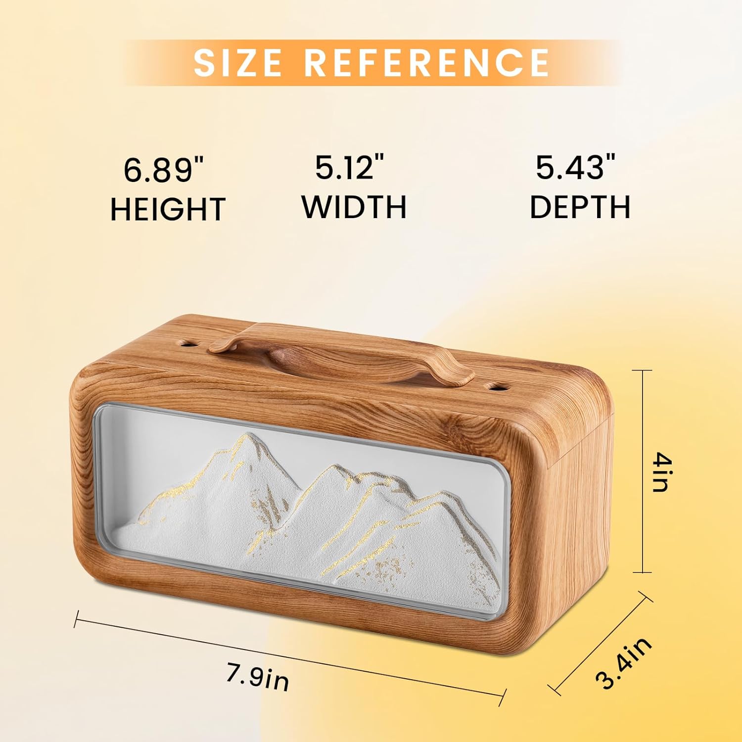 Humidifiers for Bedroom, 600ml Cool Mist Humidifier with Night Light, 23dB Quiet Operation, Mini Baby Humidifier,for Bedroom, Nursery, Office