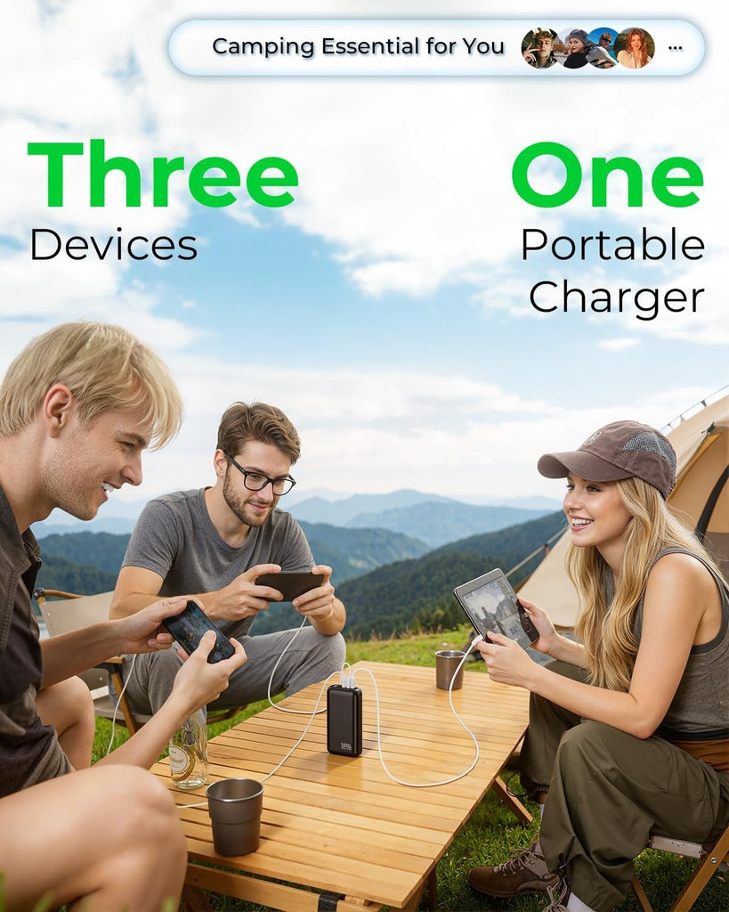 Portable Charger 50000mAh Power Bank - 22.5W Fast Charging External Battery Pack