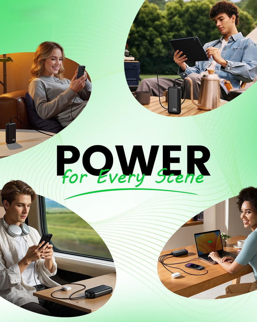 Portable Charger 50000mAh Power Bank - 22.5W Fast Charging External Battery Pack